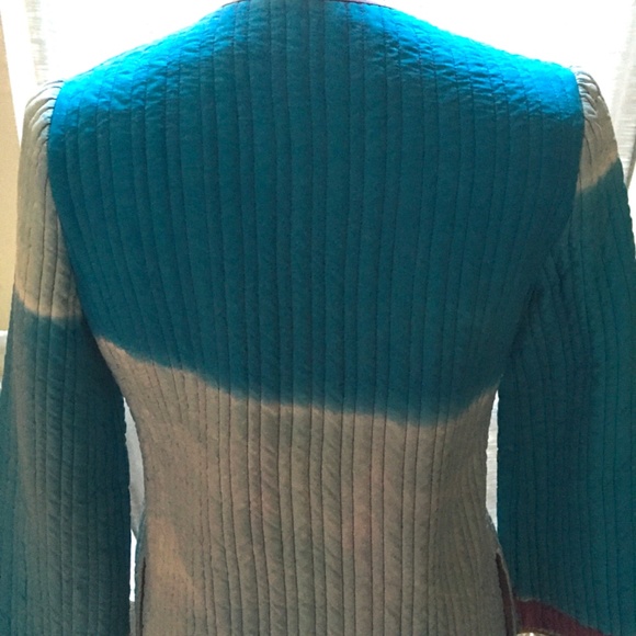 Mary McFadden Long Silk Evening Coat - Picture 6 of 10